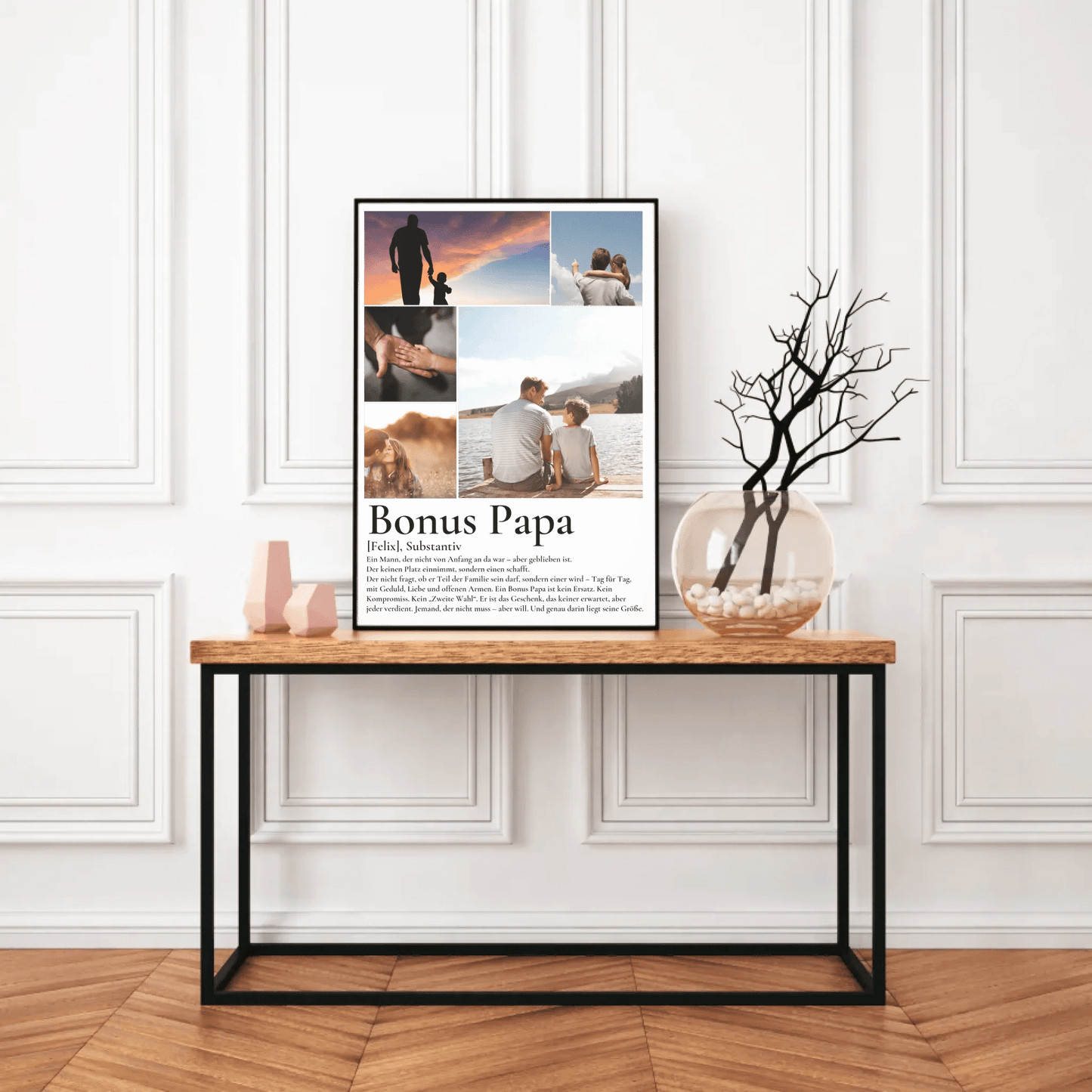 Bonus Papa - Personalisiertes Poster mit Fotos Little Mathilda Little Mathilda Poster