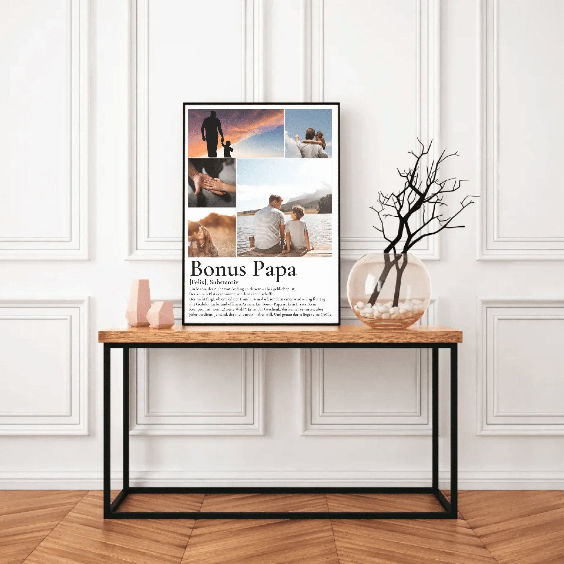 Bonus Papa - Personalisiertes Poster mit Fotos Little Mathilda Little Mathilda Poster