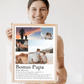 Bonus Papa - Personalisiertes Poster mit Fotos Little Mathilda Little Mathilda Poster