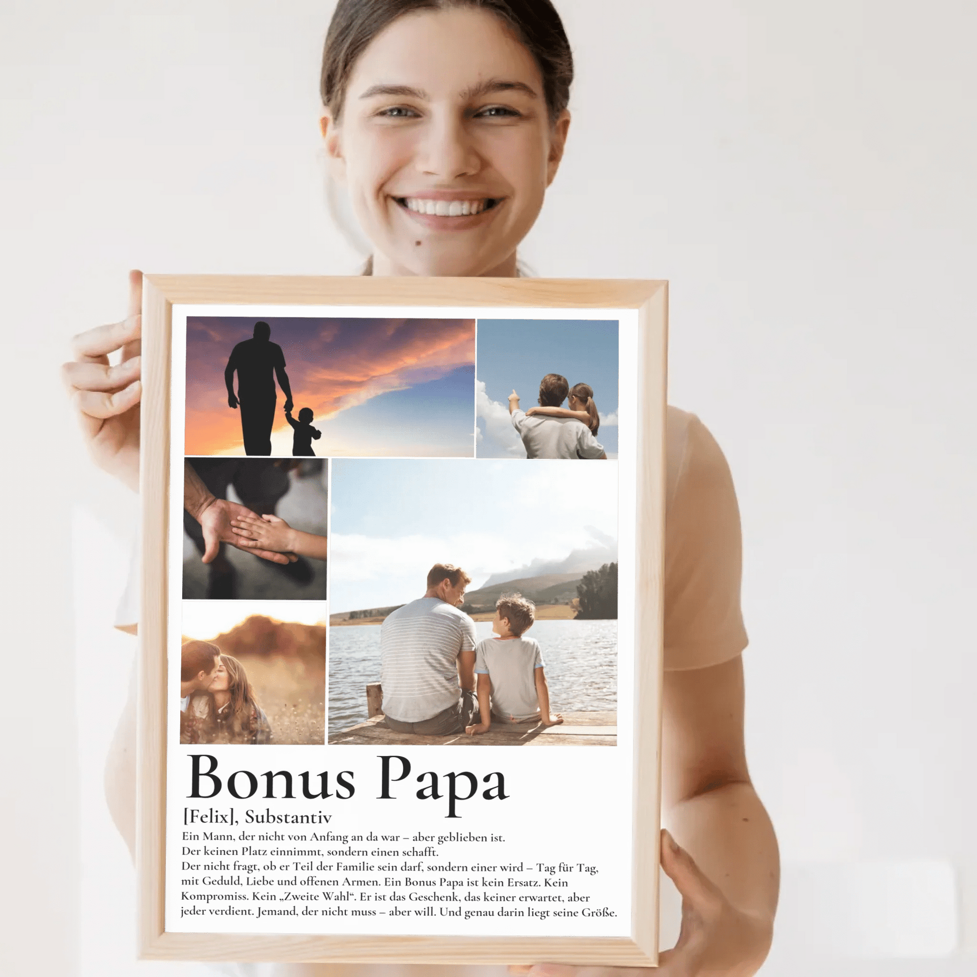 Bonus Papa - Personalisiertes Poster mit Fotos Little Mathilda Little Mathilda Poster