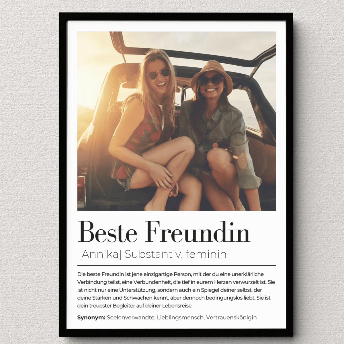 Definitionsposter "Beste Freundin" Little Mathilda Little Mathilda Poster