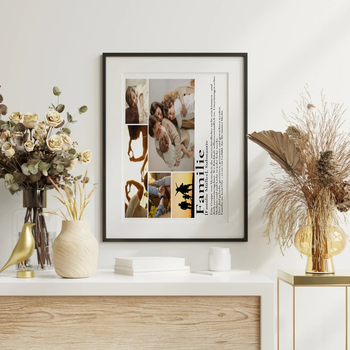Familie - personalisiertes Definitions Poster als Fotocollage Little Mathilda Little Mathilda Poster