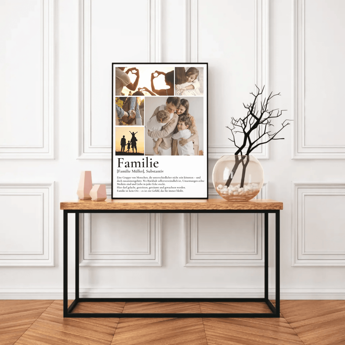 Familie - personalisiertes Definitions Poster als Fotocollage Little Mathilda Little Mathilda Poster