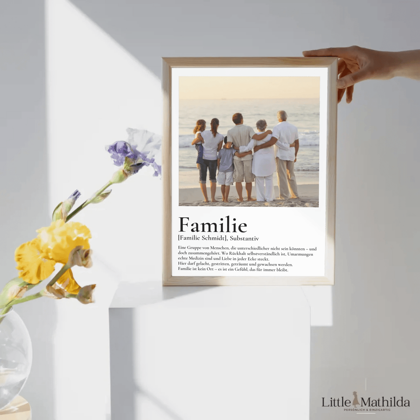 Familie - personalisiertes Definitions Poster mit Wunschfoto Little Mathilda Little Mathilda Poster