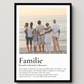 Familie - personalisiertes Definitions Poster mit Wunschfoto Little Mathilda Little Mathilda Poster