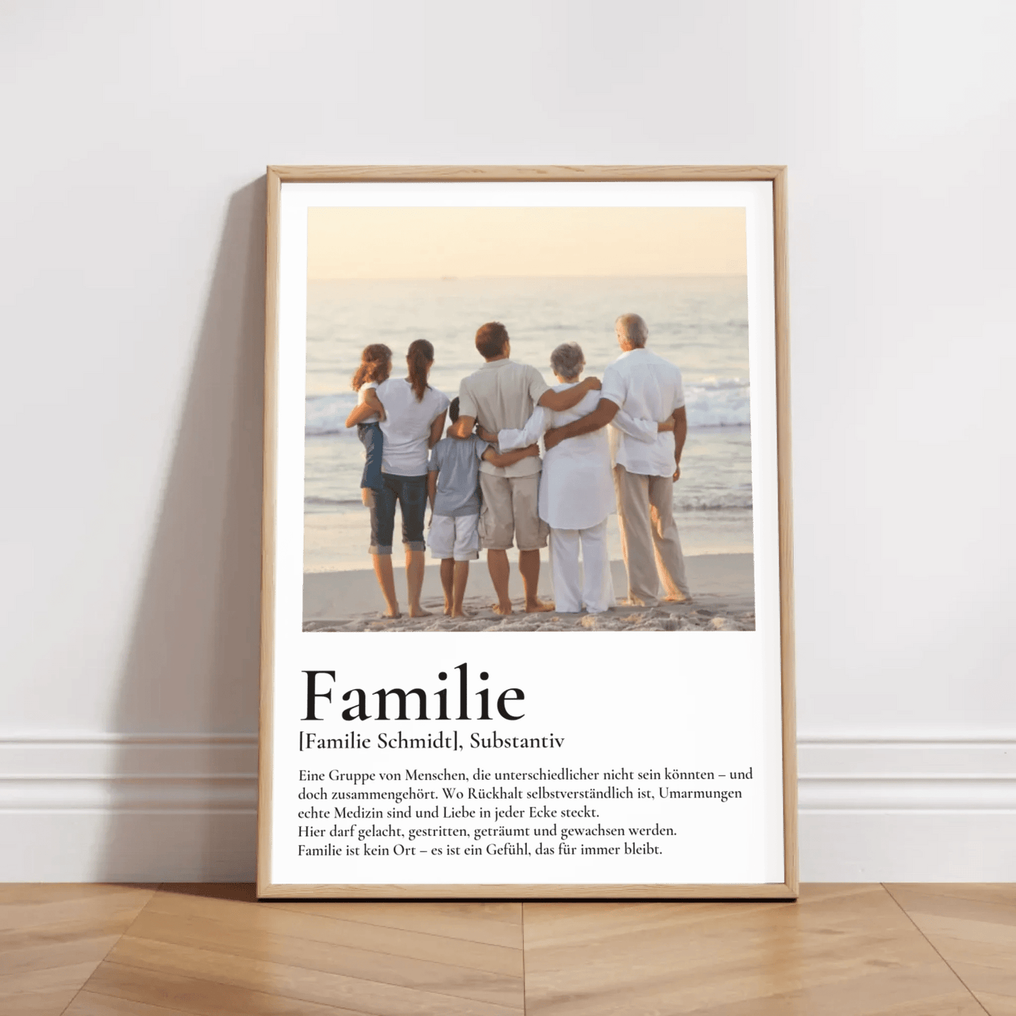 Familie - personalisiertes Definitions Poster mit Wunschfoto Little Mathilda Little Mathilda Poster