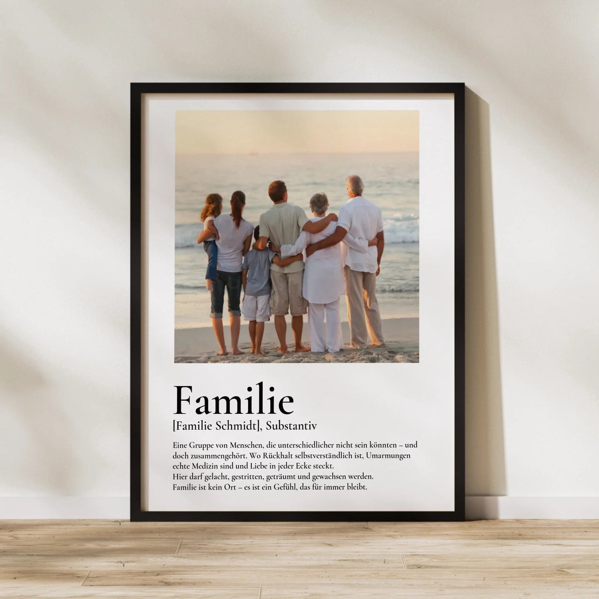 Familie - personalisiertes Definitions Poster mit Wunschfoto Little Mathilda Little Mathilda Poster
