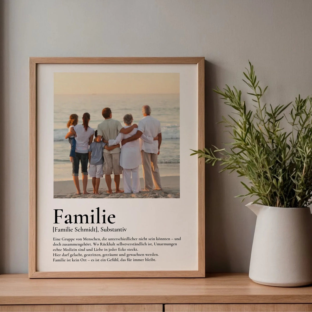 Familie - personalisiertes Definitions Poster mit Wunschfoto Little Mathilda Little Mathilda Poster