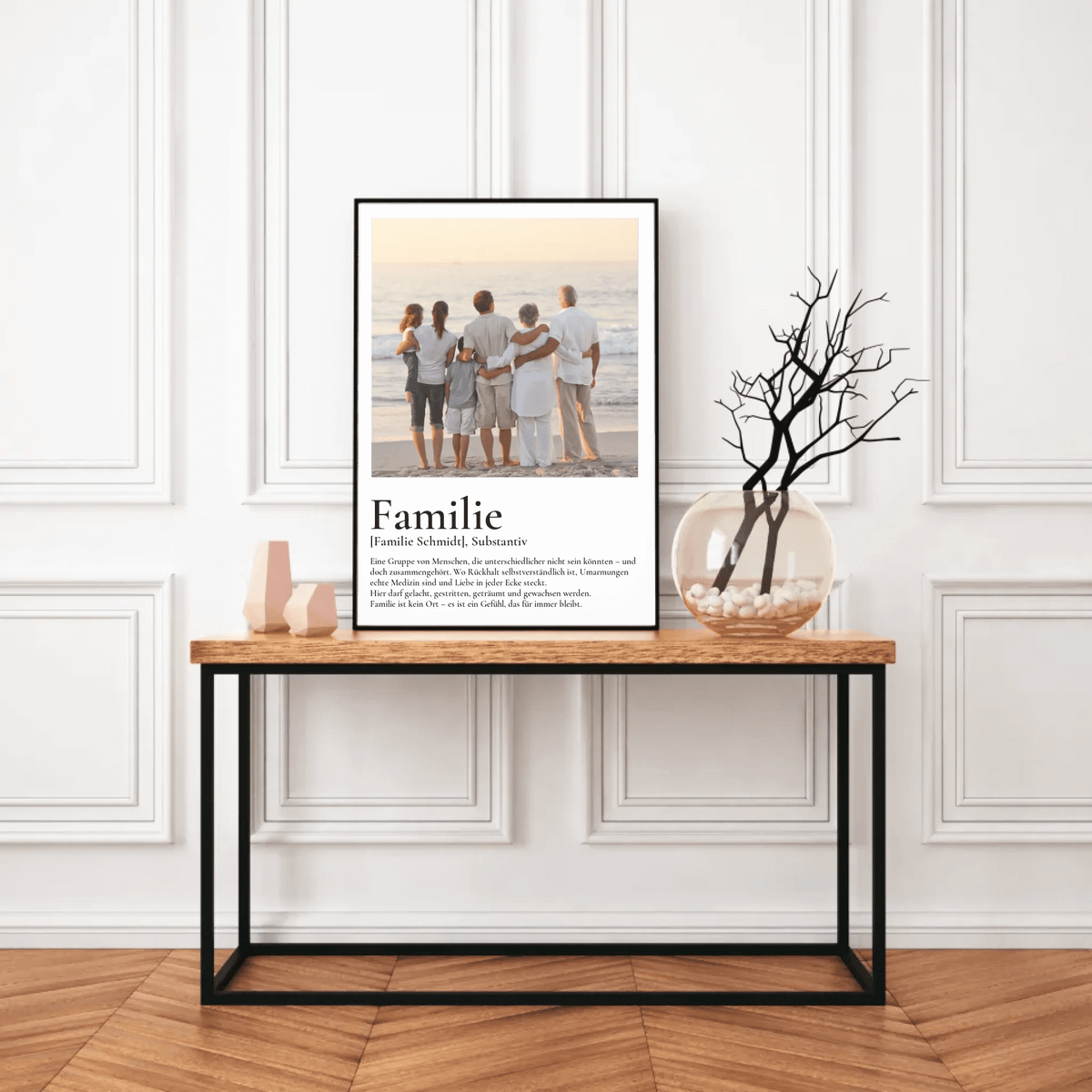 Familie - personalisiertes Definitions Poster mit Wunschfoto Little Mathilda Little Mathilda Poster