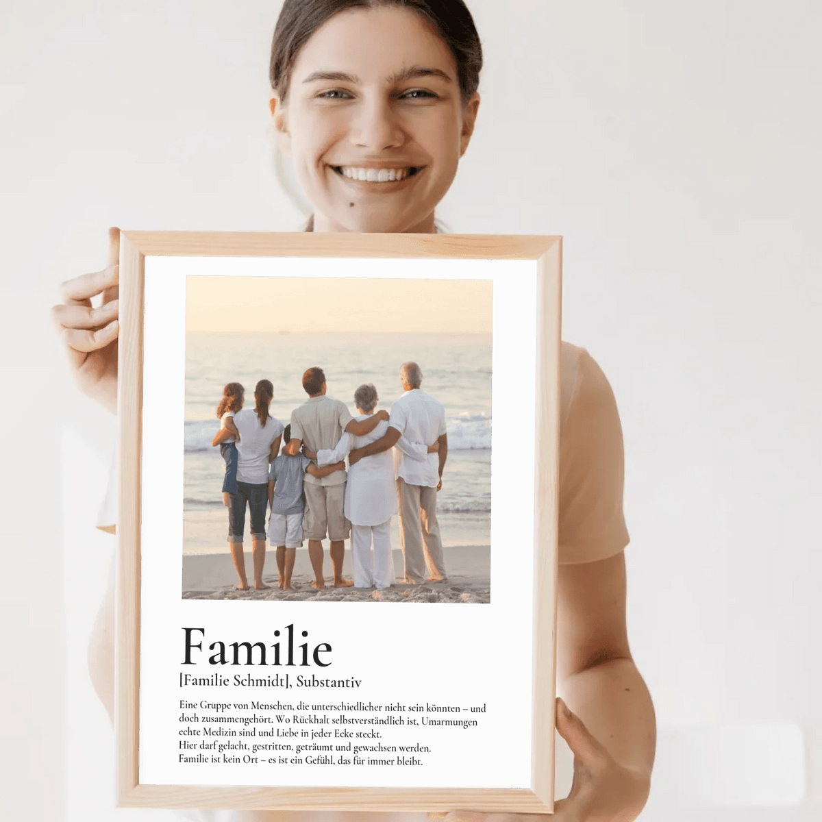 Familie - personalisiertes Definitions Poster mit Wunschfoto Little Mathilda Little Mathilda Poster