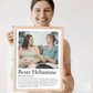 Geschenk Hebamme- personalisiertes Poster Beste Hebamme Little Mathilda Little Mathilda Poster