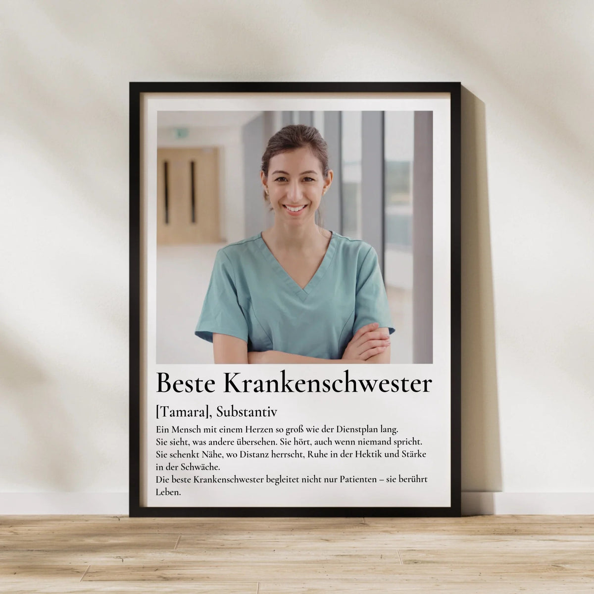Geschenk Krankenschwester- personalisiertes Poster Beste Krankenschwester Little Mathilda Little Mathilda Poster