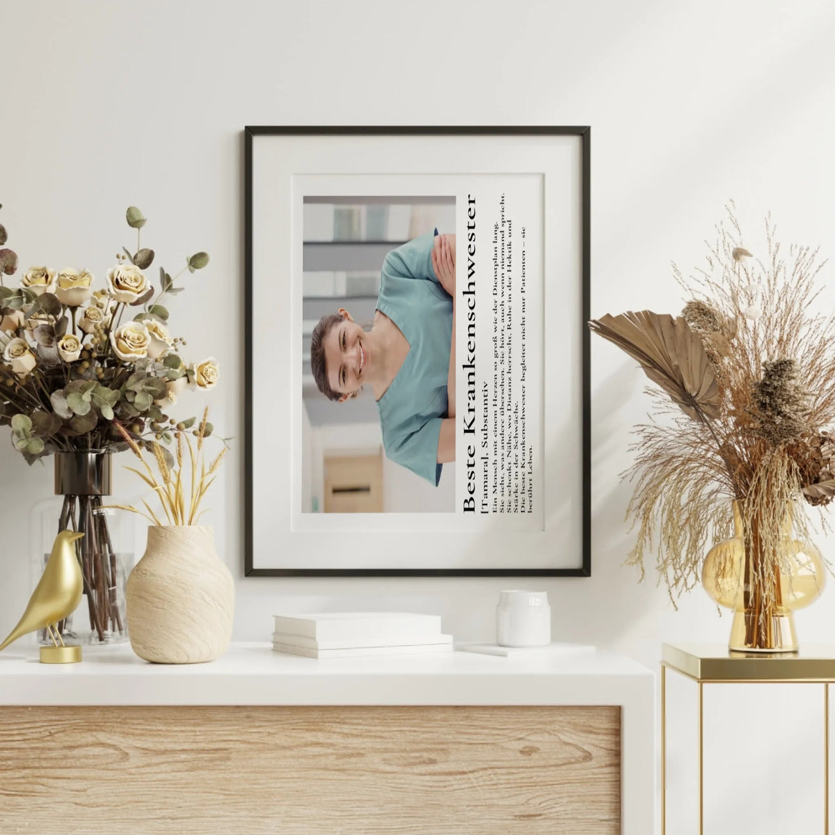 Geschenk Krankenschwester- personalisiertes Poster Beste Krankenschwester Little Mathilda Little Mathilda Poster