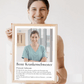 Geschenk Krankenschwester- personalisiertes Poster Beste Krankenschwester Little Mathilda Little Mathilda Poster