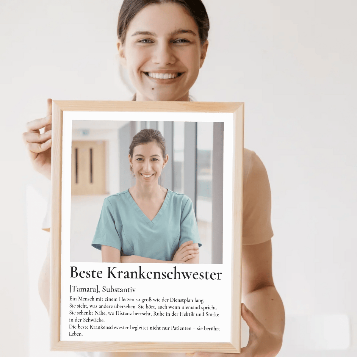 Geschenk Krankenschwester- personalisiertes Poster Beste Krankenschwester Little Mathilda Little Mathilda Poster
