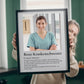Geschenk Krankenschwester- personalisiertes Poster Beste Krankenschwester Little Mathilda Little Mathilda Poster