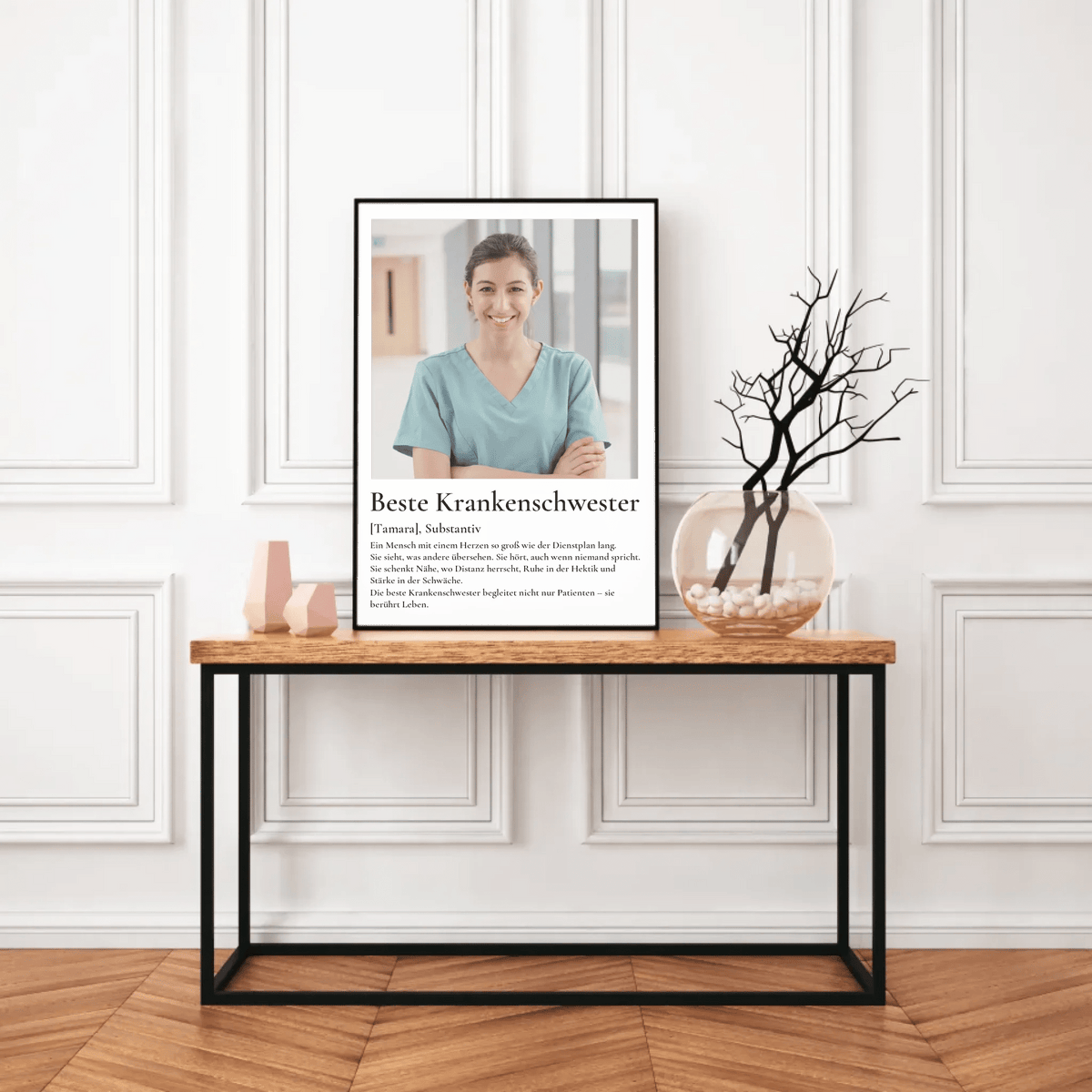 Geschenk Krankenschwester- personalisiertes Poster Beste Krankenschwester Little Mathilda Little Mathilda Poster