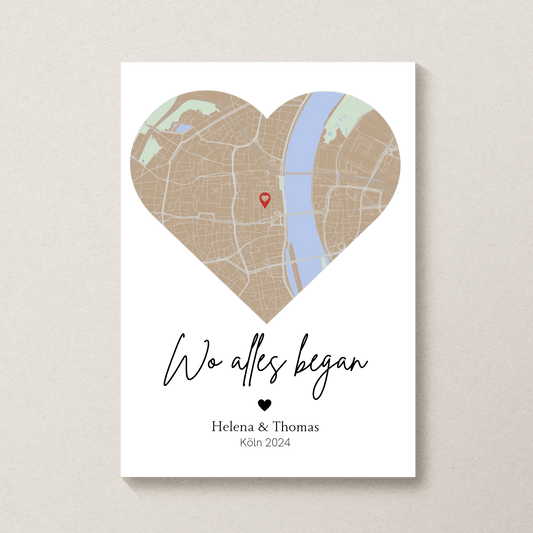 Herzkarte- Unsere erste gemeinsame Wohnung Little Mathilda Little Mathilda Poster