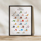 Kinderzimmerposter: Mein Alphabet Little Mathilda Little Mathilda Poster