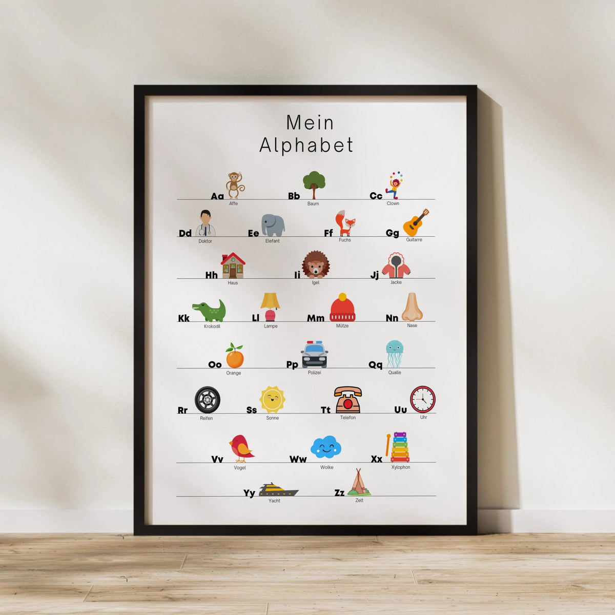 Kinderzimmerposter: Mein Alphabet Little Mathilda Little Mathilda Poster