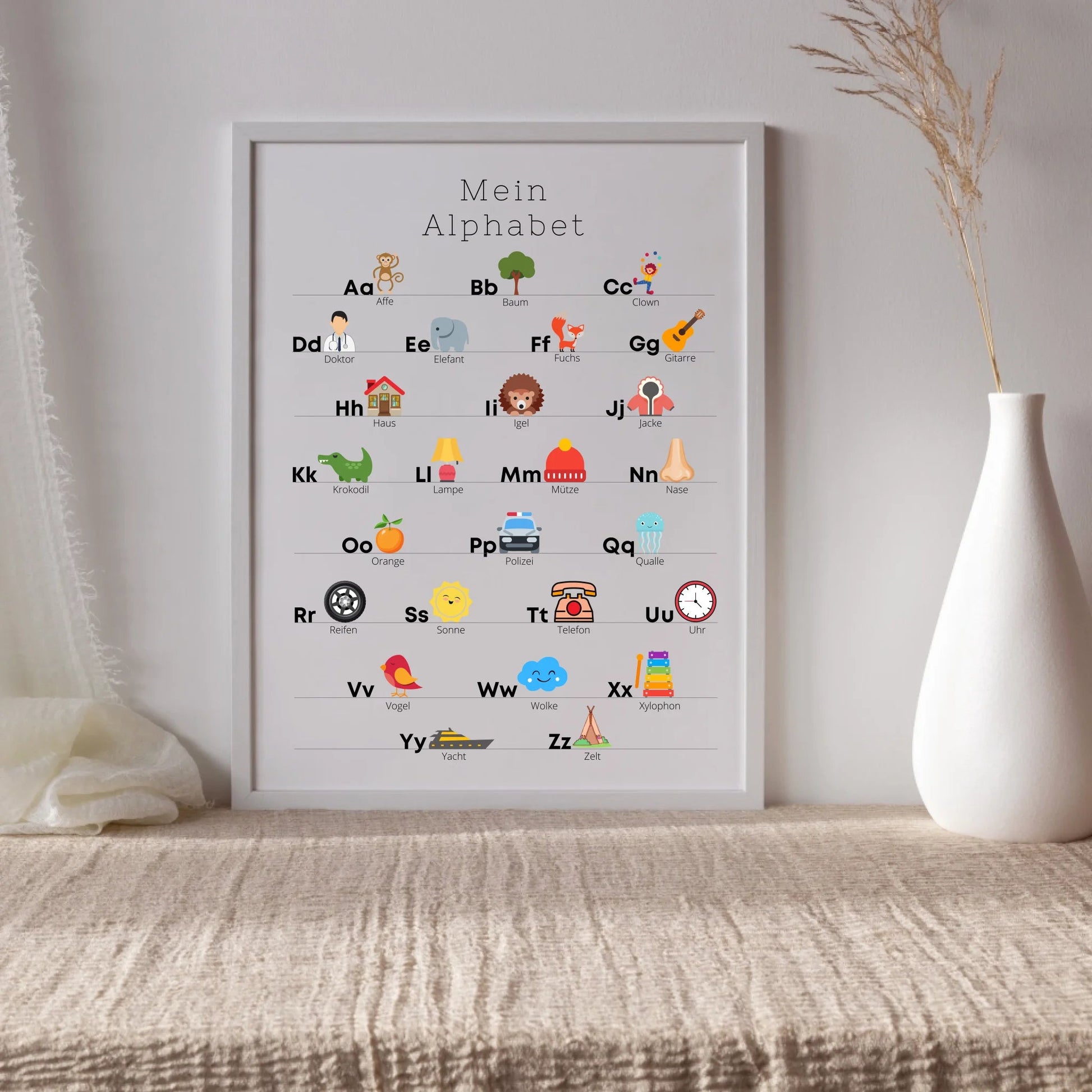 Kinderzimmerposter: Mein Alphabet Little Mathilda Little Mathilda Poster