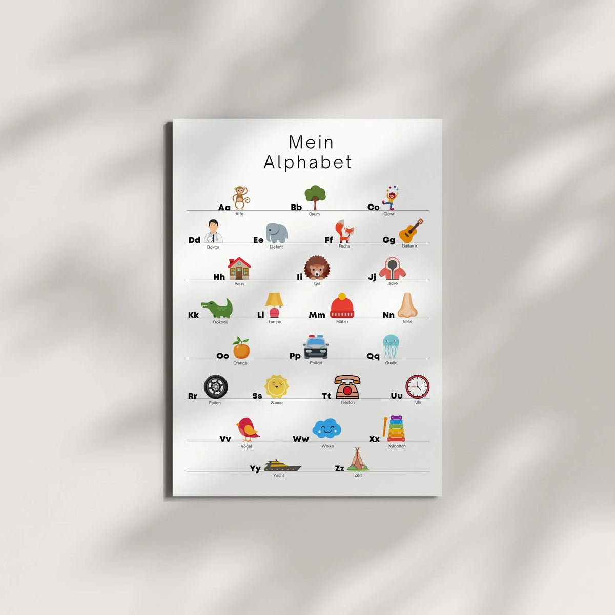Kinderzimmerposter: Mein Alphabet Little Mathilda Little Mathilda Poster