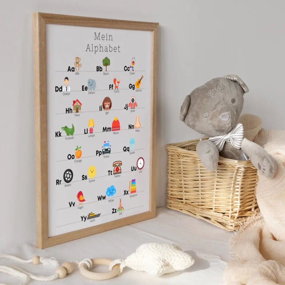 Kinderzimmerposter: Mein Alphabet Little Mathilda Little Mathilda Poster