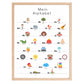 Kinderzimmerposter: Mein Alphabet Little Mathilda Little Mathilda Poster