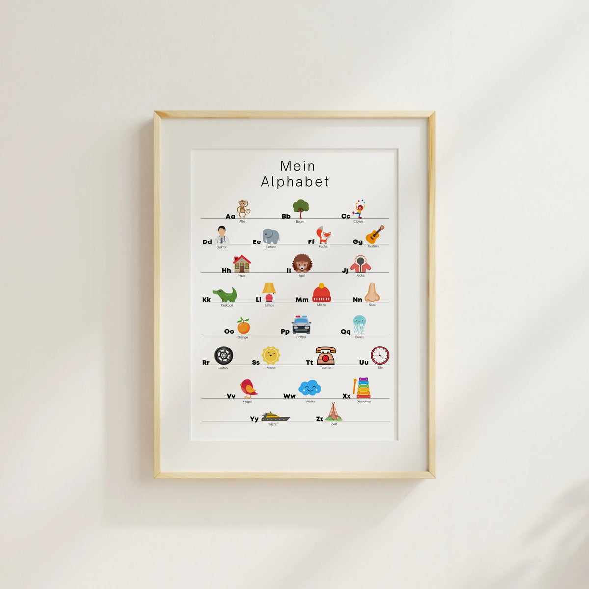 Kinderzimmerposter: Mein Alphabet Little Mathilda Little Mathilda Poster