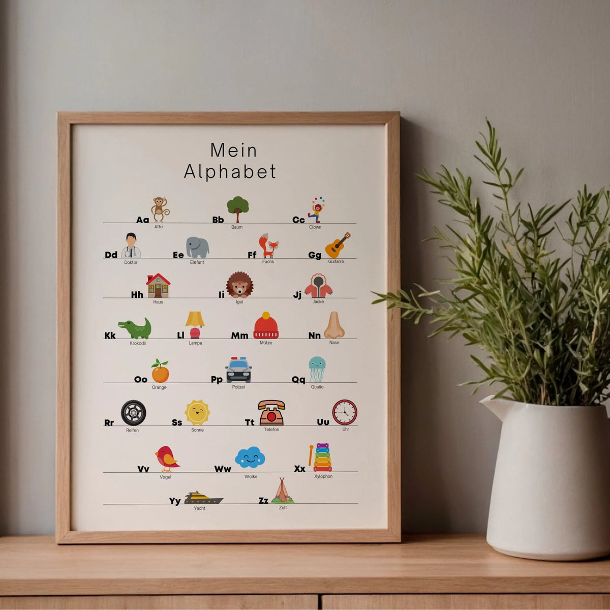 Kinderzimmerposter: Mein Alphabet Little Mathilda Little Mathilda Poster