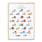 Kinderzimmerposter: Mein Alphabet Little Mathilda Little Mathilda Poster