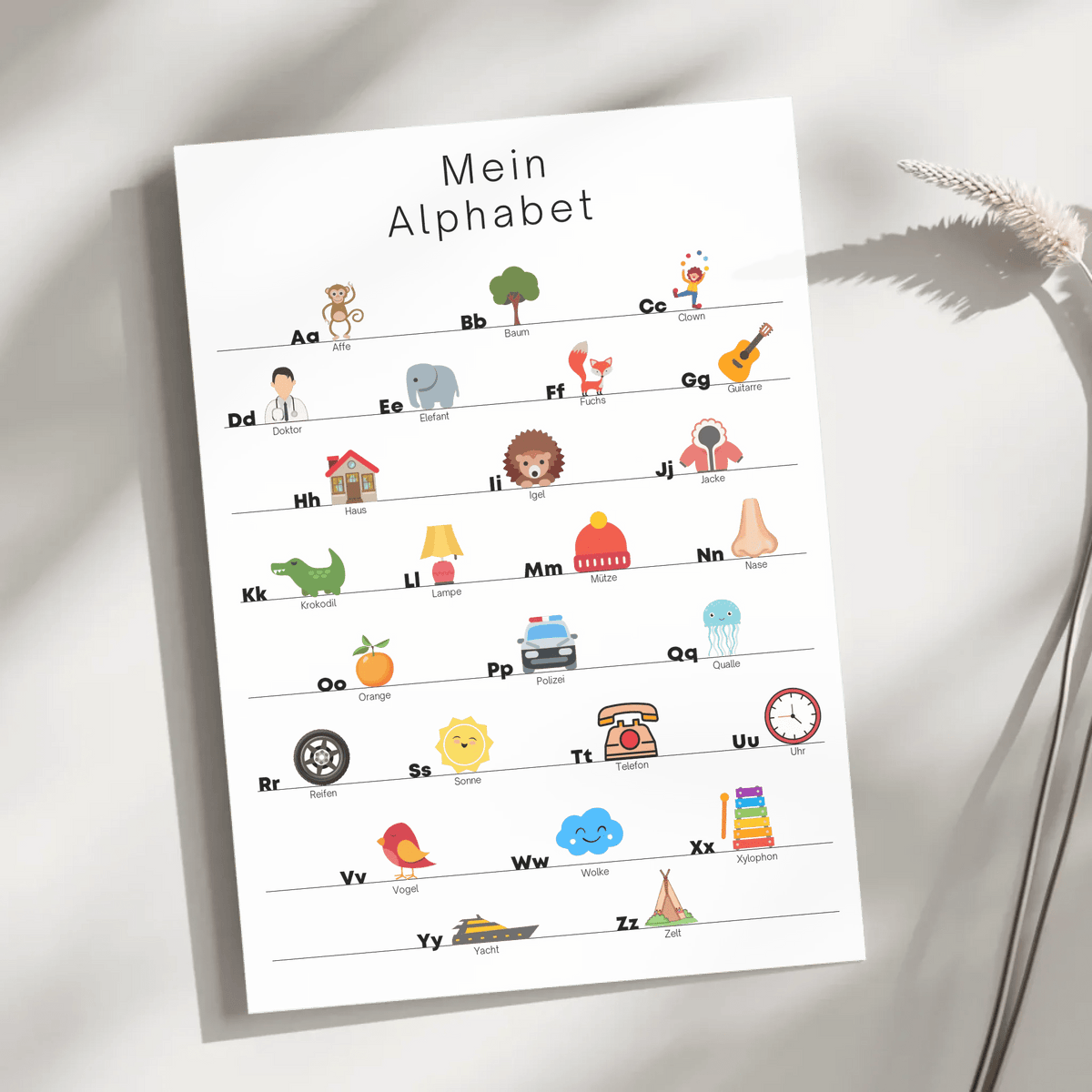 Kinderzimmerposter: Mein Alphabet Little Mathilda Little Mathilda Poster