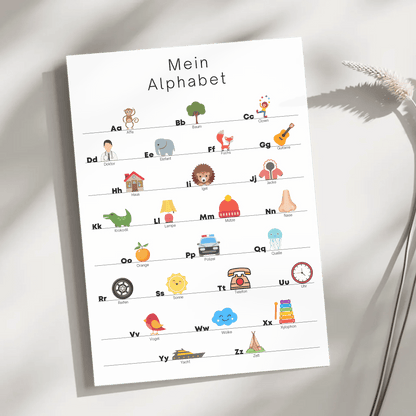 Kinderzimmerposter: Mein Alphabet Little Mathilda Little Mathilda Poster