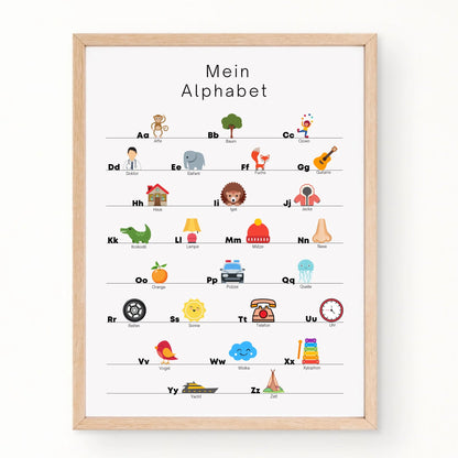 Kinderzimmerposter: Mein Alphabet Little Mathilda Little Mathilda Poster