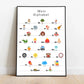 Kinderzimmerposter: Mein Alphabet Little Mathilda Little Mathilda Poster