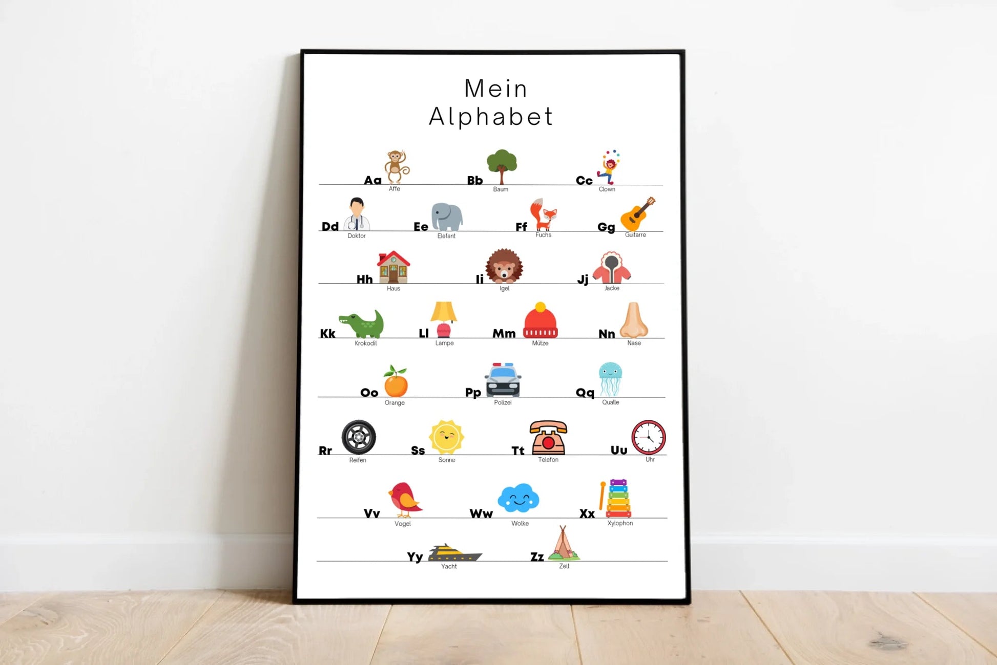 Kinderzimmerposter: Mein Alphabet Little Mathilda Little Mathilda Poster