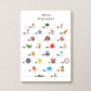 Kinderzimmerposter: Mein Alphabet Little Mathilda Little Mathilda Poster