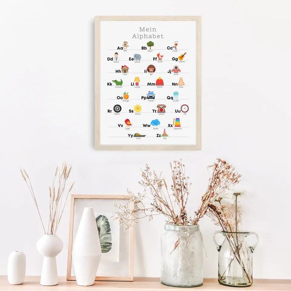 Kinderzimmerposter: Mein Alphabet Little Mathilda Little Mathilda Poster