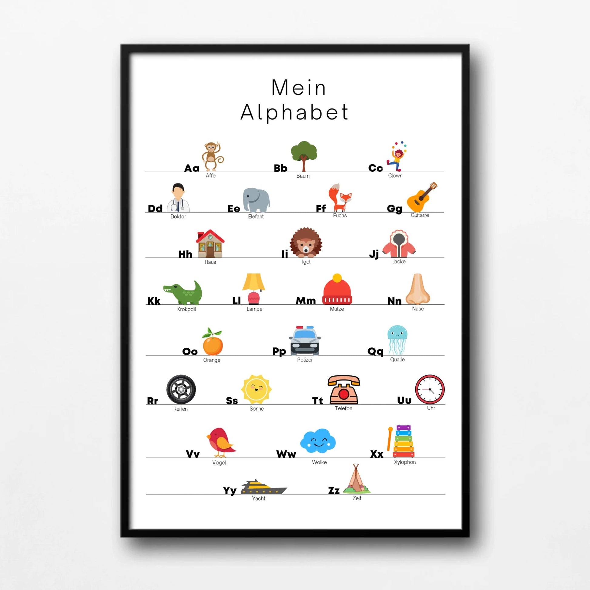 Kinderzimmerposter: Mein Alphabet Little Mathilda Little Mathilda Poster