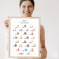 Kinderzimmerposter: Mein Alphabet Little Mathilda Little Mathilda Poster