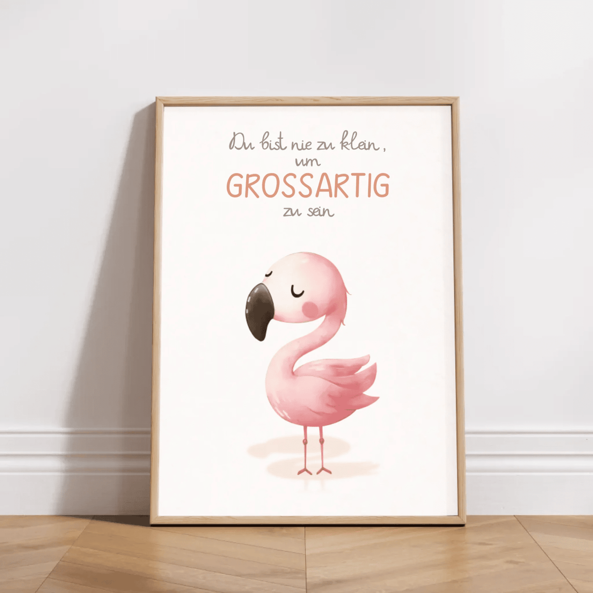 Kinderzimmerposter mit Tiermotiv – „Du bist nie zu klein, um großartig zu sein“ | Poster fürs Baby- & Kinderzimmer Little Mathilda Little Mathilda Poster