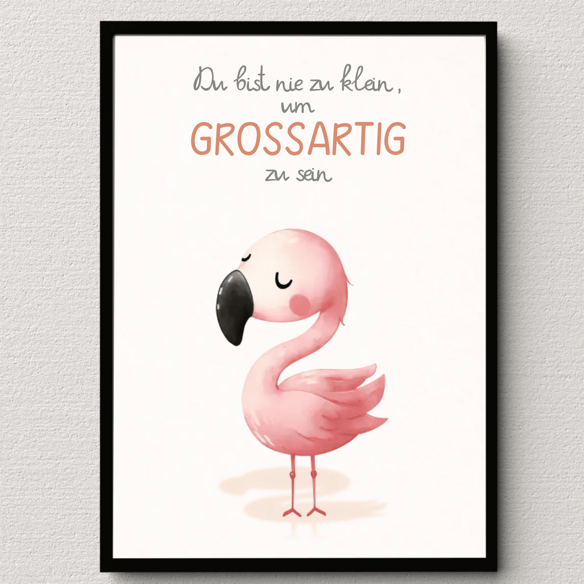 Kinderzimmerposter mit Tiermotiv – „Du bist nie zu klein, um großartig zu sein“ | Poster fürs Baby- & Kinderzimmer Little Mathilda Little Mathilda Poster
