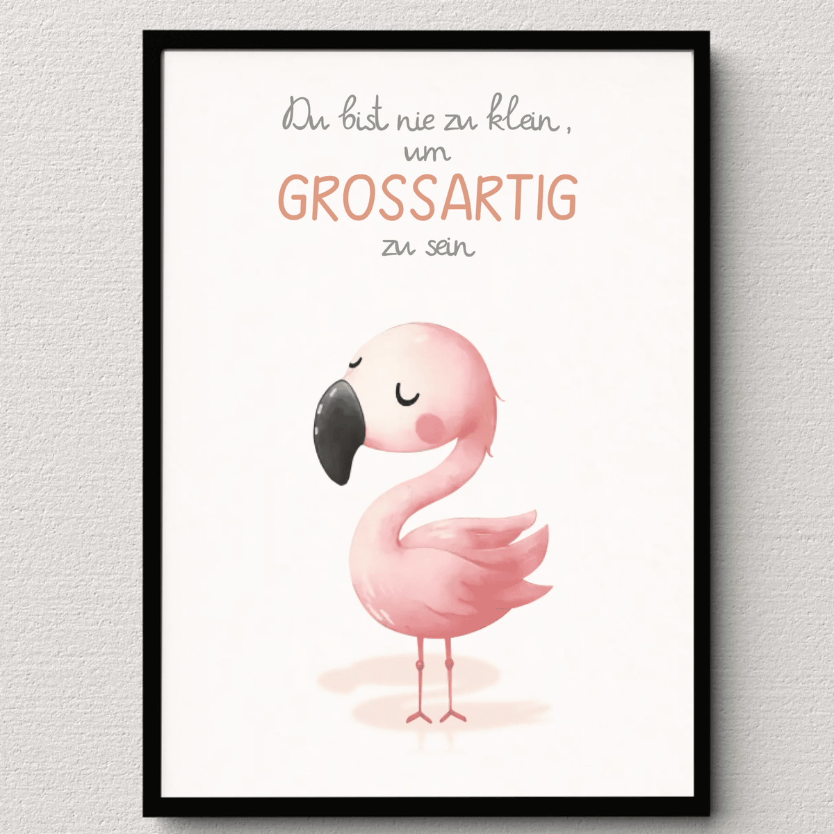 Kinderzimmerposter mit Tiermotiv – „Du bist nie zu klein, um großartig zu sein“ | Poster fürs Baby- & Kinderzimmer Little Mathilda Little Mathilda Poster