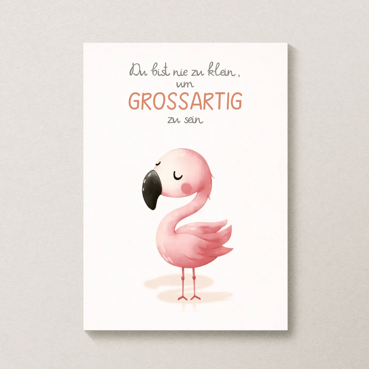 Kinderzimmerposter mit Tiermotiv – „Du bist nie zu klein, um großartig zu sein“ | Poster fürs Baby- & Kinderzimmer Little Mathilda Little Mathilda Poster