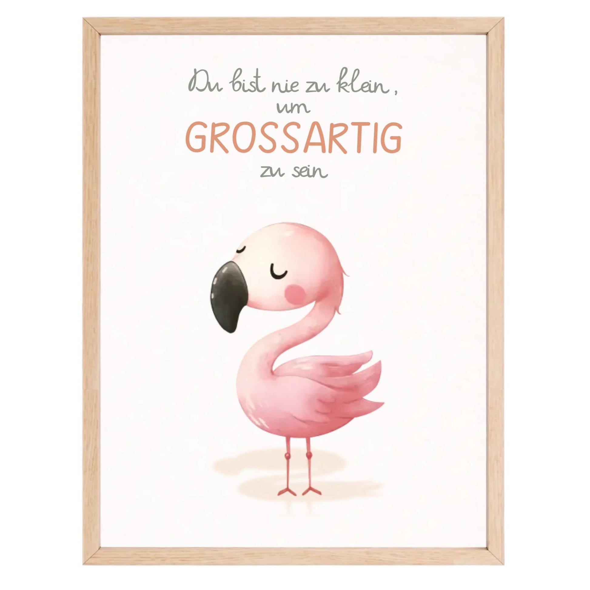 Kinderzimmerposter mit Tiermotiv – „Du bist nie zu klein, um großartig zu sein“ | Poster fürs Baby - & Kinderzimmer Little Mathilda Little Mathilda Poster