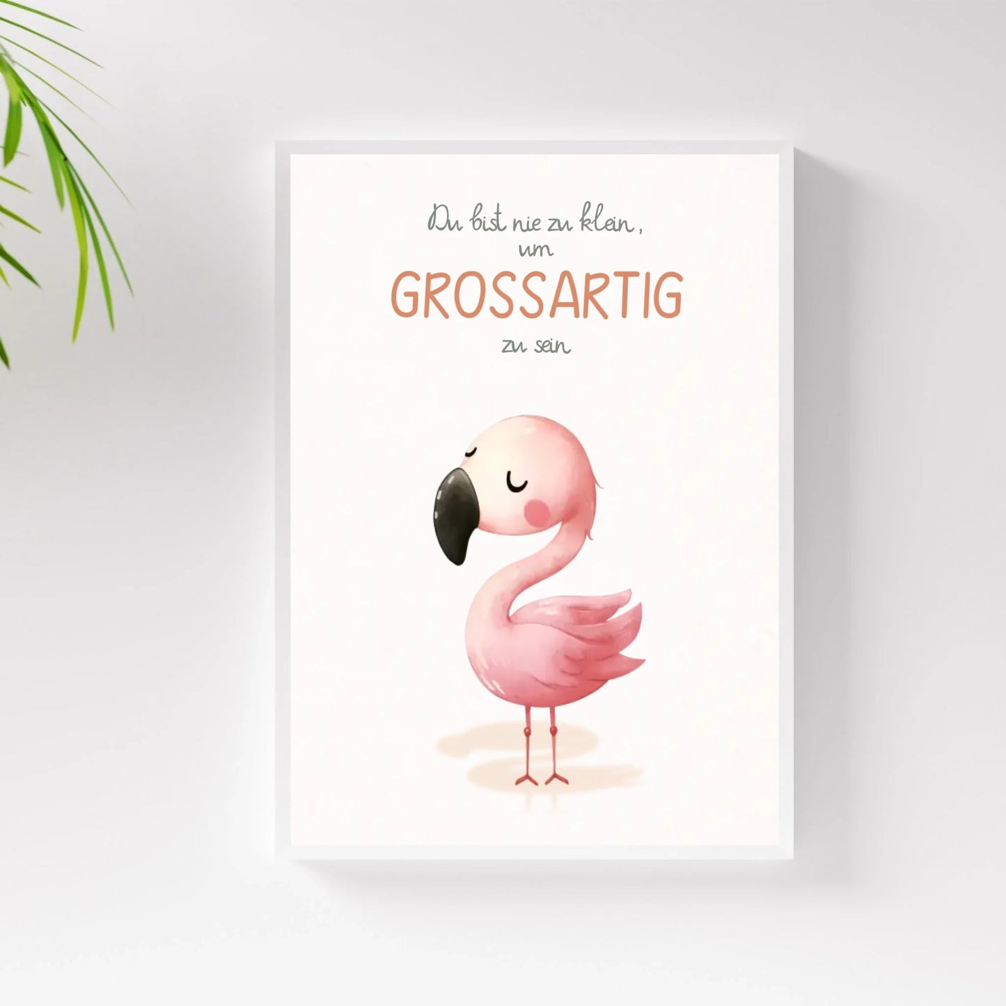 Kinderzimmerposter mit Tiermotiv – „Du bist nie zu klein, um großartig zu sein“ | Poster fürs Baby - & Kinderzimmer Little Mathilda Little Mathilda Poster