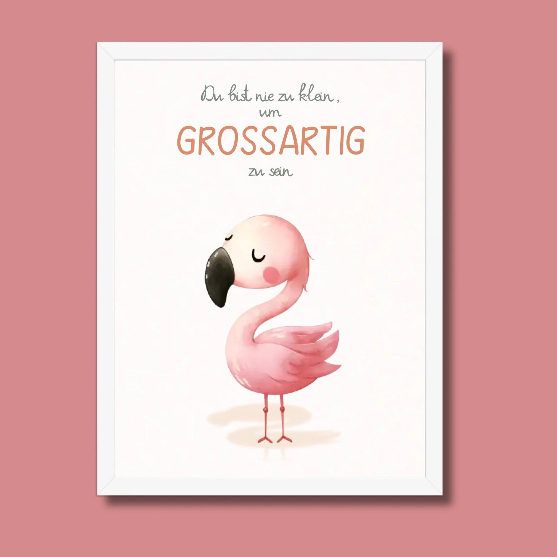 Kinderzimmerposter mit Tiermotiv – „Du bist nie zu klein, um großartig zu sein“ | Poster fürs Baby - & Kinderzimmer Little Mathilda Little Mathilda Poster