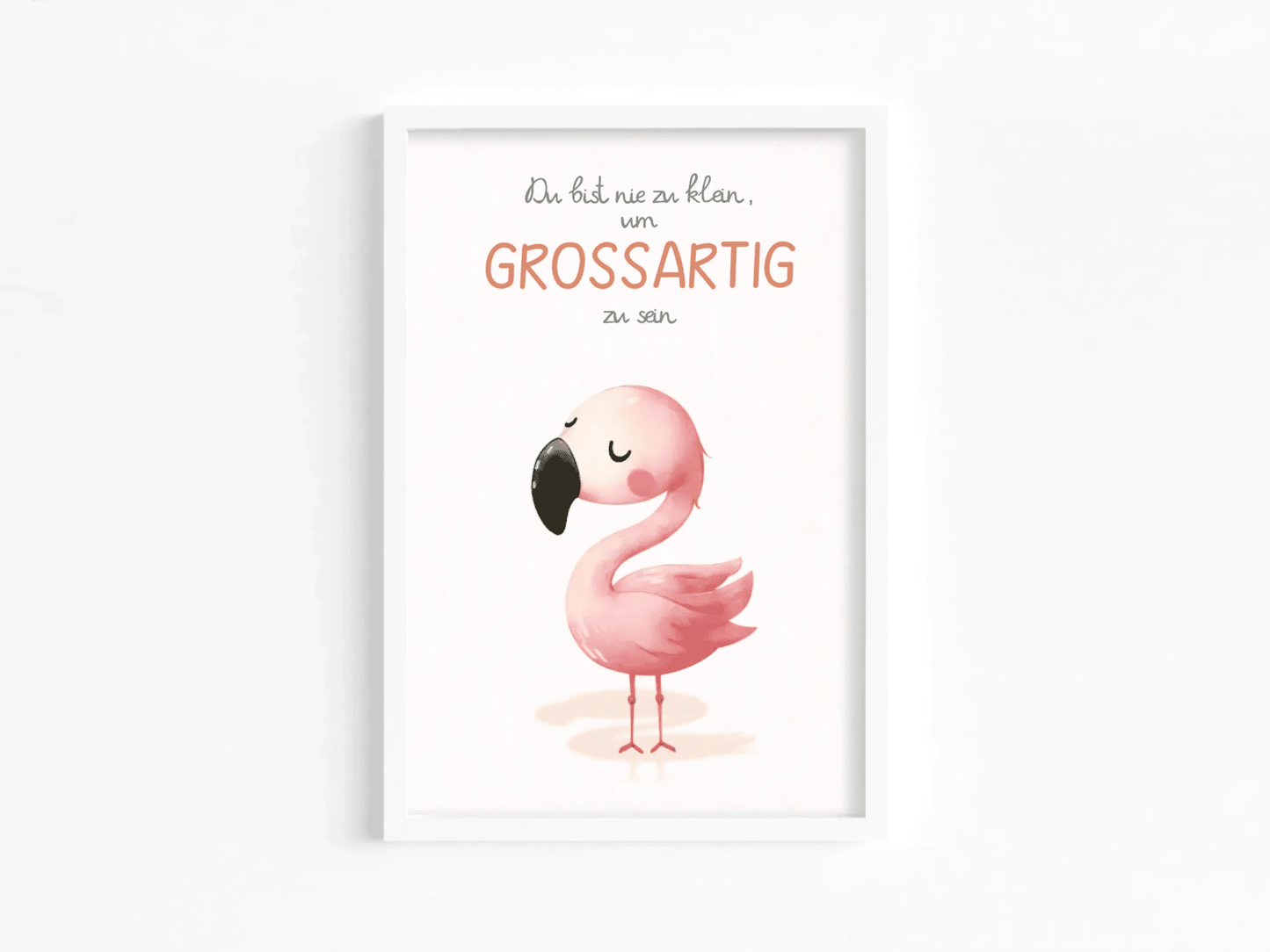Kinderzimmerposter mit Tiermotiv – „Du bist nie zu klein, um großartig zu sein“ | Poster fürs Baby - & Kinderzimmer Little Mathilda Little Mathilda Poster