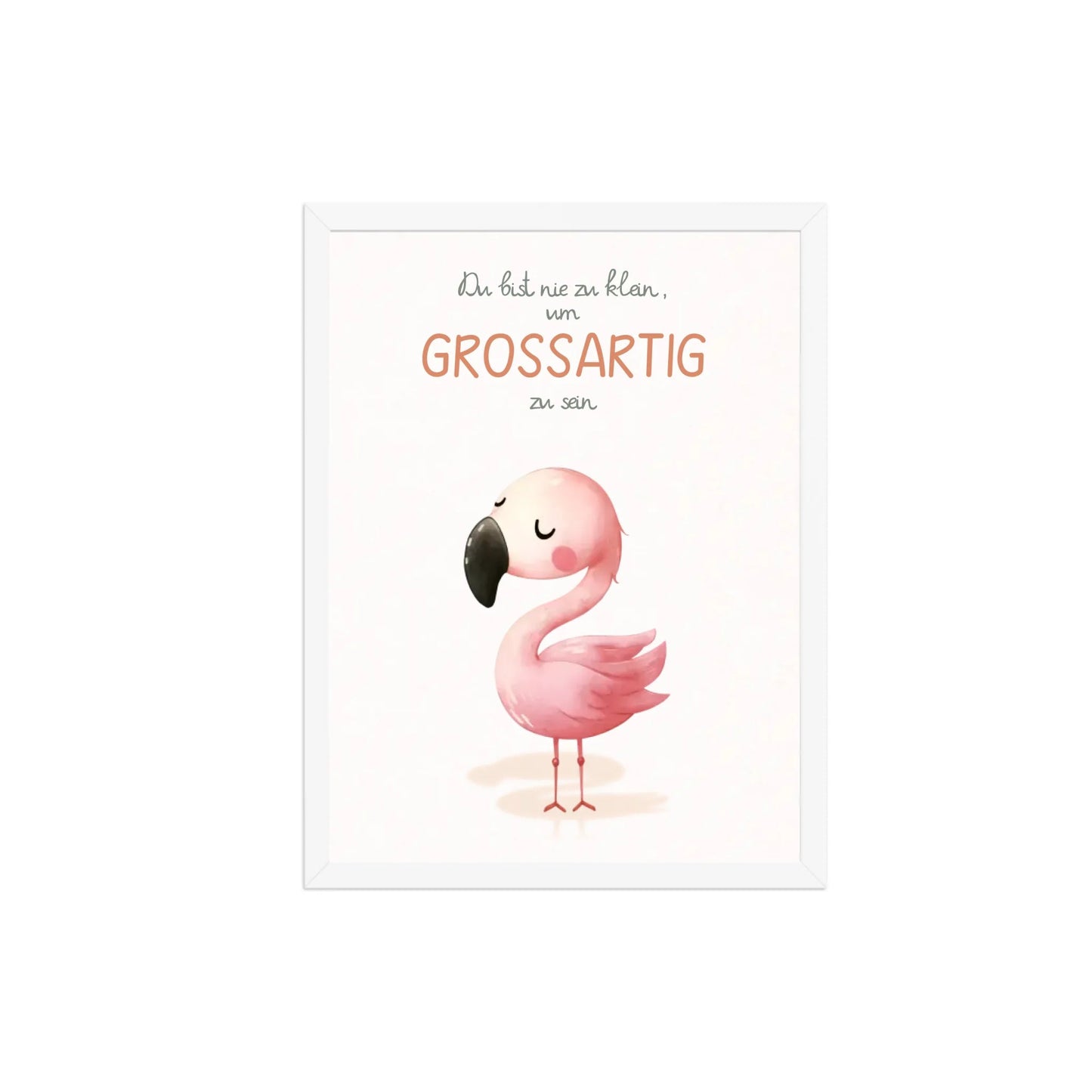 Kinderzimmerposter mit Tiermotiv – „Du bist nie zu klein, um großartig zu sein“ | Poster fürs Baby - & Kinderzimmer Little Mathilda Little Mathilda Poster