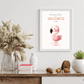 Kinderzimmerposter mit Tiermotiv – „Du bist nie zu klein, um großartig zu sein“ | Poster fürs Baby - & Kinderzimmer Little Mathilda Little Mathilda Poster